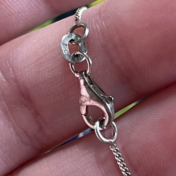 VTG Whimsigoth Lapis Lazuli Stone Sterling Silver 925 Necklace - Picture 4 of 6